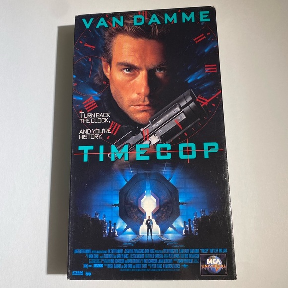 📼 VHS 1995 Time Cop Movie Jean-Claude Van Damme - Picture 2 of 5